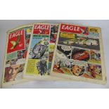 Two Crates of Eagle Comic Books, dd year 1958 nr 30 - 52, year 1959 nr 1 - 45 (July & August not