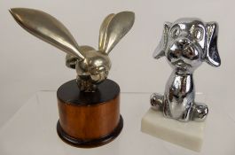 A Gilt-Metal Alva Museum Replicas Car Mascot, in the form of a stylized bee with wings outstretched,