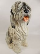A Porcelain Fireside English Old Sheep Dog, approx 50 cms