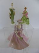 A Royal Worcester Figurine, entitled 'First Dance' as modelled by Doughty, 'Lorna nr 2311' and a