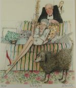 After Sue Macartney-Snape, Four Limited Edition Prints, entitled 'Lady Golfer' nr 69/600, 'Smelly