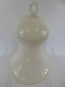 Victorian Opaline White Ceiling Lamp Protector.