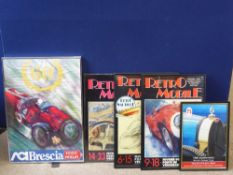 Motor Racing Interest -Three Original Colour 'Retromobile' Event Posters, from the annual vintage