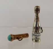 A Solid Silver and Enamel Collection, including Dry Monopole Heidsieck & Co., Reims miniature