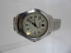 Stainless Steel Victorinox Swiss Army Wrist Watch, nr 25567.