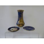 W & R Carlton Ware Temple Vase, impressed mark to base 326, numbered 2729 a/3557, together with