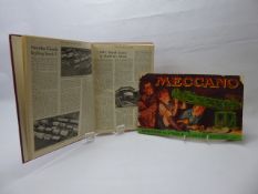 A Bound 1941 Meccano Magazine book containing Volume XXV1 Nos. 1 -12 together with a Maccano