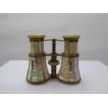 A Pair of Armstrong & Bros Mother of Pearl Opera Glasses.