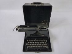 1930's Royal Portable Typewriter, in the original box.