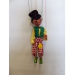 Eight Pelham Puppets and Magazines, including a witch, horse, clown, Dutch boy, teacher amongst