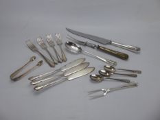 Circa 1930's Stainless Steel J T Epworth & Sons (1855-1907) silver electro-plated flat ware,