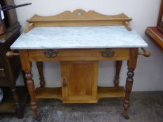 A Vintage Pine Wash Stand, approx 106 x 45 x 79 cms.