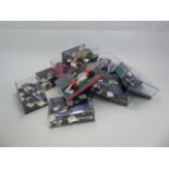 A Quantity of 1:43 Scale Die Cast Miniature Champion Cars, including Ferrari (Irvine), Williams 1997