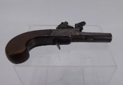 An Antique Muff Pistol by Twigg, London.