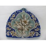 A Victorian Beaded Tea Cosy, depicting flowers.