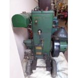 A Lister Stationary Engine, no. D110, built between 1926 and 1964 by R A Lister & Co..