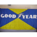 A Large Linen 'Good Year' Flag.