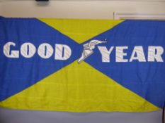 A Large Linen 'Good Year' Flag.