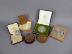 Various Medallions Relating to the Field of Physical & Organic Chemistry, including a Bronze Paul