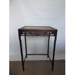 A Chinese Rosewood Occasional Table, approx 50 x 35 x 72 cms