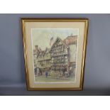 E.W Sturgeon Limited Edition Artist's Proof, entitled Harvard House, Stratford upon Avon, signed