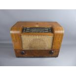 A Mid-20th Century (circa 1947) Walnut-Cased Vintage Bush Valve Radio. model no. AC.2.