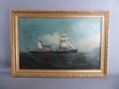 A Late 19th Century Marine Oil on Canvas, by Alexander Hutton entitled 'The Bencloe', approx 71 x 44