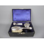 A Silver Christening Set, Birmingham hallmark, dated 1905, mm William Harrison Walter, in the