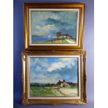 Two Original Oil Paintings on board depicting scenes of Herefordshire, both signed lower left '