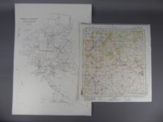 Approx 40 Photocopied Historical Reference Maps of the local area, detailing land and owners,