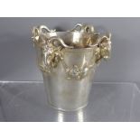 A Continental Silver Metal Miniature Ice Bucket,