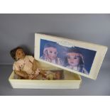 A Life Size Doll, Native American, in the original box.