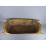 A Large French 19th Century Dough Trough, approx 104 x 44 cms.