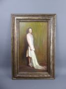 V Presniakov Portrait of a Lady, signed lower left, dated 2003, approx 41 x 23.5 cms