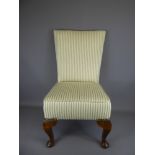 A Newly Upholstered Bedroom Chair.
