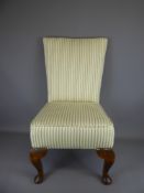 A Newly Upholstered Bedroom Chair.