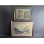 Maureen B. Chew, original watercolours, depicting Cotswold scenes, approx 38 x 26 cms and approx