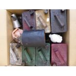 A Box of Miscellaneous Oil Containers and Dispensers, approx 13.