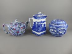 Miscellaneous Vintage English Porcelain, including four Ringtons Ltd items (two coffee pots, a tea
