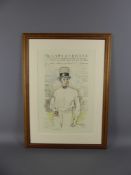 Terence Gilbert, A Print entitled 'The Laws of Cricket, Revised at the STAR and GARTER PALL-MALL,