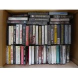 A Collection of Music Audio Tape Cassettes, including George Michael, Prince, The Cars, Beatles,