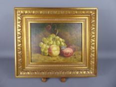 An Original 19th Century Oil Painting, Still life in Fruit, in a gilt-effect frame, approx 29 x 22