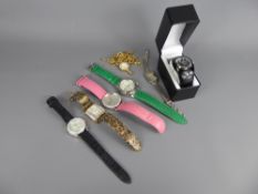 A Quantity of Miscellaneous Wrist Watches, including Quartz, Terner, Amadeus, DMQ, Swatch and