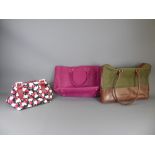 Two Mulberry Style Handbags, together with a Karen Miller style handbag. (3)