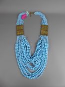 A Quantity of Miscellaneous Beaded Costume Jewellery, including necklaces, bracelets, glass rings,