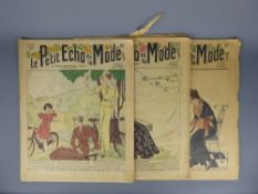 A Small Quantity of 1940's French 'Echo de la Mode' Fashion Magazines.