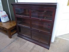 A Globe Wernicke Glaze Fronted Bookcase, approx 128 x 36 x 123 cms.