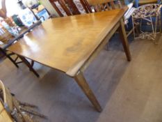 An Antique Oak Dining Table, approx 167 x 95 x 75 cms.