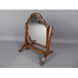 An Antique Wood Framed Mirror, approx 36 x 26 cms. (af)