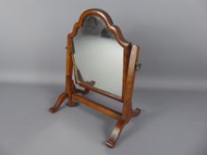 An Antique Wood Framed Mirror, approx 36 x 26 cms. (af)